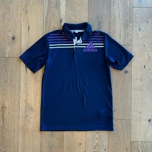 Striped ADIDAS Golf Polo